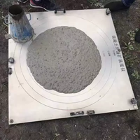 Self-Compacting Concrete Meter Stainless Steel Slump Board Flow Apparatus for Concrete Workability