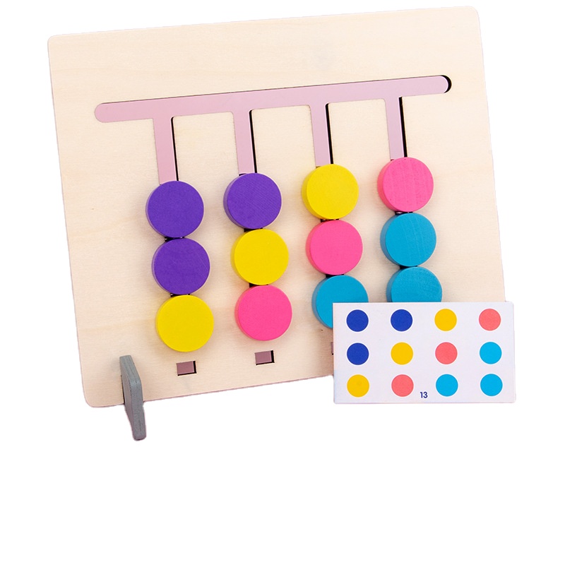 Фруктовые животные, логическая игра, двусторонние Деревянные Учебные пособия по Монтессори для обучения, детские развивающие игрушки, оптовая продажа