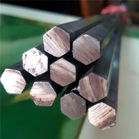 Barre hexagonale en acier inoxydable duplex 2205 de 17 mm, 22 mm, 27 mm pour fixations chimiques, quincaillerie offshore et composants de pompes