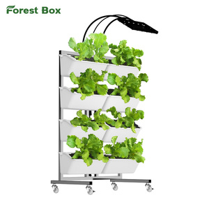 Macetas para plantar Macetas de jardinería con luz LED plantada de 300 vatios Se pueden mover Macetas - Product Image 3