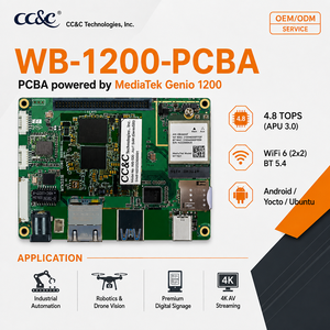 PCBA แบบฝัง 8 คอร์ คุณภาพดี จากผู้ผลิตโดยตรง Genio 1200 Solution 4.8 TOPS (APU 3.0) พร้อมกล่องโลหะ - Product Image 1