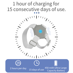 Correcteur de posture intelligent réglable en ABS, batterie lithium 400 mAh rechargeable par USB, support dorsal, logo personnalisé OEM PAKISS - Product Image 1