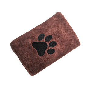 Benutzer definierte Großhandel Cartoon Logo Haustier Handtücher Hund Katze Reinigung Verwenden Sie wasch bare schnell trocknende saugfähige Mikro faser Handtuch für Hund - Product Image 6