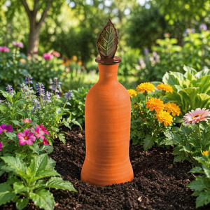 Nouveauté : <span class=keywords><strong>Jarre</strong></span> <span class=keywords><strong>d</strong></span>'irrigation en terre cuite Leaf Olla, arrosoirs - Product Image 2