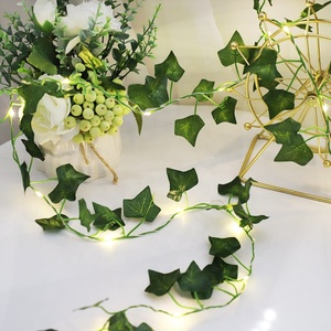 20 LED nhân tạo Ivy Garland Faux nho cổ tích đèn với chuỗi trang trí ngoài trời tiệc cưới treo vòng hoa ngoài trời không gian - Product Image 3
