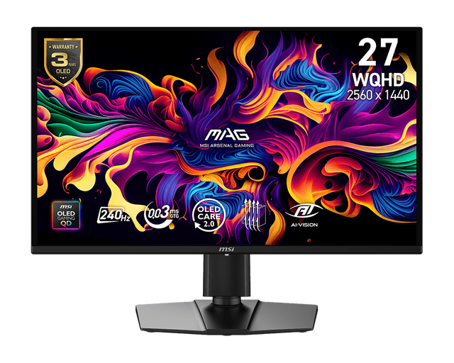 Original MS1 Gaming Monitor  274QP QD-OLED X24 27inches QD-OLED 2560x1440 (WQHD) 240Hz 0.03ms Computer Monitor