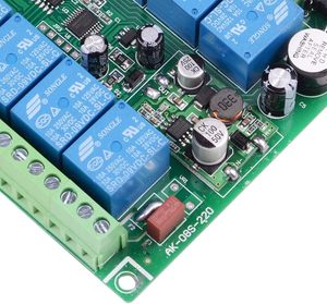 Interrupteur de <span class=keywords><strong>télécommande</strong></span> sans fil industriel 8 canaux 12V 24V 36V CC, contrôle longue distance 800 pieds, interrupteur radio étanche anti-poussière - Product Image 4