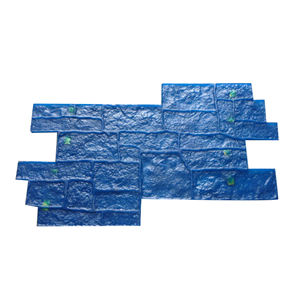 Tapis <span class=keywords><strong>de</strong></span> sol d'extérieur en polyuréthane, moulure décorative, motif bois, timbre en béton - Product Image 1