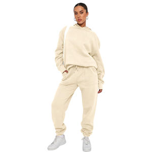 Ensembles de survêtements 2 pièces multicolores pour femmes, avec sweat à capuche <span class=keywords><strong>et</strong></span> pantalon, grandes tailles, mode automne, pour le voyage <span class=keywords><strong>et</strong></span> l'aéroport - Product Image 5