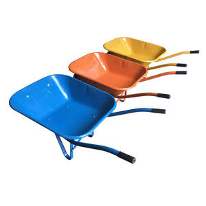 Modern tek tekerlekli el arabası bahçe Metal el arabası toptan-manuel araçlar - Product Image 1