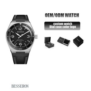 Relojes de Lujo para Hombre 2024, Logotipo Personalizado, Cristal Abombado, Movimiento de Cuarzo Japonés, Acero Inoxidable, Resistentes al Agua, OEM - Product Image 2