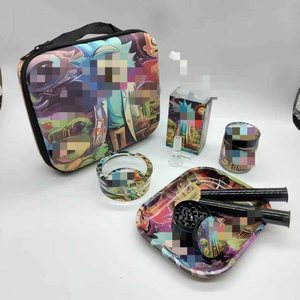 Kit de Fumar Portátil al por Mayor, Juego de Accesorios para Máquina de Liar Metálica con Logotipo Personalizado, Diseño de Caja de Regalo Disponible - Product Image 5