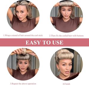Planchas para el Cabello, Planchas Flexibles para Todo Tipo de Cabello, Secador de Pelo Nocturno con Material Suave, Requiere Calor - Product Image 5