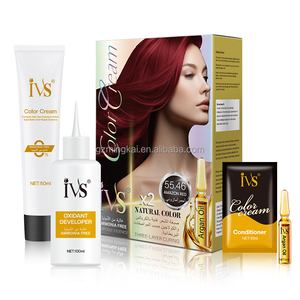 IVS Red Wholesale Cover Gray <strong>Hair</strong> Fashion Permanent <strong>Hair</strong> Color <strong>Hair</strong> <strong>Dye</strong> Color Private Label <strong>for</strong> Woman <strong>Man</strong> - Product Image 1
