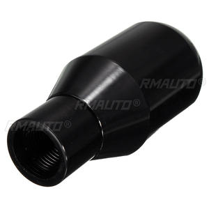 Levier de vitesses manuel universel en aluminium à 5 vitesses, pommeau de levier de vitesses avec 3 adaptateurs, accessoires de voiture noirs JDM - Product Image 6