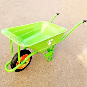 Plateau en métal de construction brouette Artco pour l'Indonésie Oman brouette à roue extra profonde roue en caoutchouc solide Gerobak Sorong Artco - Product Image 1