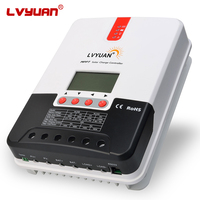 Contrôleur de charge de système d'énergie solaire LVYUAN, contrôleur de charge solaire MPPT, cour extérieure, télécommande, contrôleur de charge solaire MPPT