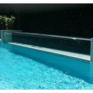 Conteneur acrylique brillant de piscine personnalisée, haute luminosité, fenêtre de piscine, résistant aux intempéries, fond transparent # - Product Image 3
