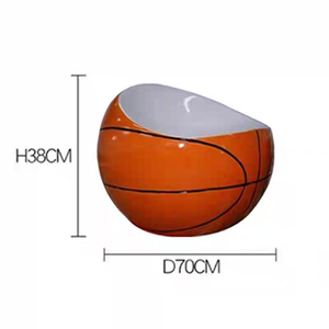 Chaises de détente commerciales personnalisées, mobilier moderne d'extérieur, ensemble de tabourets de basketball colorés pour chambre et autres espaces - Product Image 2