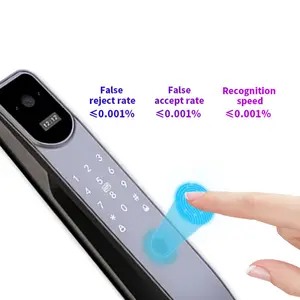 Tuya 3D Face Fingerprint Password Card Unlock Front Door Lock Smart Digital Code Apartment Hotel Room Door Lock Supplier