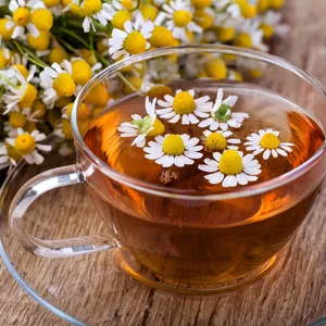 Tè ai fiori di camomilla tè profumato alla camomilla aromatico tè ai fiori aromatizzato all'arancia Pekoe