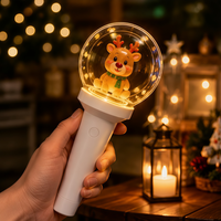 Bâton lumineux LED 3D personnalisé en gros, support en plastique, style ROMANCE, marque Firewolf, portable, pour concerts et festivals de musique