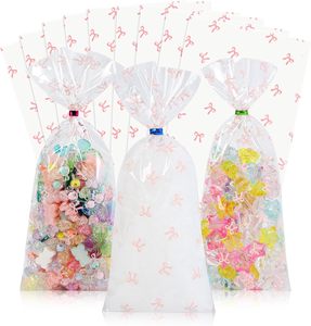 Custom Plastic Side Gusset Candy <b>Bags</b> with Twist Ties for Food Packaging Milk Birthday Parties Snacks-BOPP/OPP/CPP Material - Product Image 1
