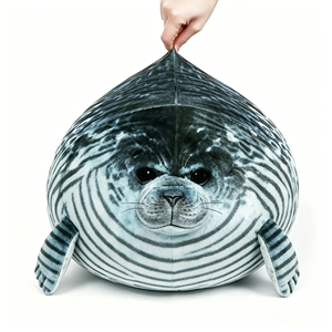 Funboxes Wholesale Peluches Phoques pour Cadeaux d'Enfants, Poupées en Peluche Personnalisées en Forme de Phoque Marin, Juguetes De Peluche De <span class=keywords><strong>Foca</strong></span> - Product Image 2