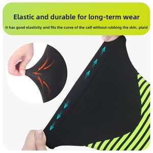 Protège-mollets de sport hommes et femmes <span class=keywords><strong>basket</strong></span>-ball Football course jambières haute élasticité chaud respirant genouillères chaussettes - Product Image 3