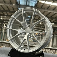 Jantes forgées monobloc à double Y en argent Performance, 20 pouces, 5x114.3 5x120, pour voitures JDM Toyota 86 GR Supra