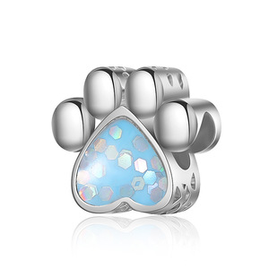 Châu Âu Mỹ Phim Hoạt Hình Dễ Thương Pet-Lấy Cảm hứng từ Sequins Vòng Đeo Tay Vòng Cổ Hạt Kim Loại Sáng Tạo Thiết Kế Chân In Động Vật <span class=keywords><strong>Motif</strong></span> Phổ Biến - Product Image 2