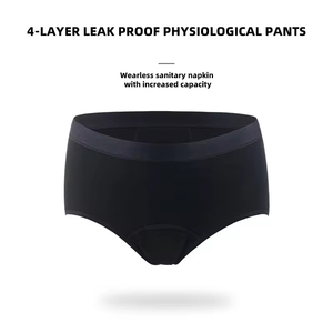 Culotte d'époque grande taille pour femmes culotte physiologique taille haute menstruelle en bambou sous-vêtements menstruels <span class=keywords><strong>cycle</strong></span> culotte <span class=keywords><strong>de</strong></span> <span class=keywords><strong>menstruation</strong></span> - Product Image 3