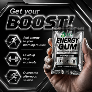 Goma de Mascar Energética Personalizada con Taurina y Vitamina B, Suplemento para Estimular el Cerebro, Mejora la Claridad Mental, Goma de Mascar con Cafeína Natural - Product Image 3