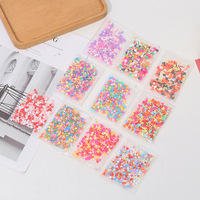 Accessoires pour coques de téléphone en PVC : Gel crème de remplissage pour slime, à paillettes colorées, en argile faite main DIY