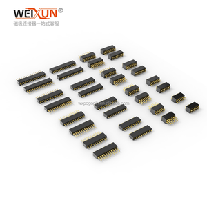 1.27 피치 <span class=keywords><strong>2</strong></span> 핀 플러그인 포고 핀 커넥터 스프링 핀 터미널 프로브 골무 충전 스마트 전자 제품 - Product Image 4