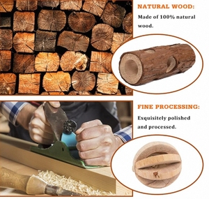 Giocattoli Interattivi per Piccoli Animali con Accessori da Masticare in Gomma e Legno, Confezionati in Cartone per Criceti, Porcellini d'India e Altro - Product Image 5