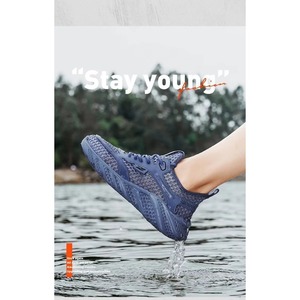 Zapatos para Hombre 2025, Nuevos Zapatos Transpirables de Malla con Cordones, Éxitos de Verano, Zapatos Casuales con Suelas Suaves y Antideslizantes - Product Image 4