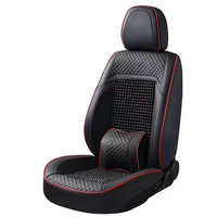 Accessoires de voiture Coussin de siège de voiture en cuir de luxe universel Housse de coussin de véhicule automobile Housse de siège de voiture respirante Intérieur