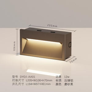 Floor Lamp Step Side <b>Wall</b> Lamp Step <b>Light</b> Aisle <b>Corner</b> Lamp Outdoor - Product Image 5