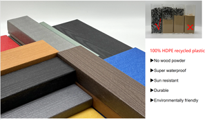 <span class=keywords><strong>Postes</strong></span> <span class=keywords><strong>de</strong></span> plástico respetuosos con el medio ambiente, maderas plásticas duraderas, maderas plásticas recicladas para paisajes - Product Image 6