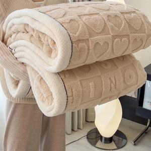 Home Love Letter Warm Nap Sofá Manta Ocio <span class=keywords><strong>Aire</strong></span> acondicionado Manta Four Seasons - Product Image 5