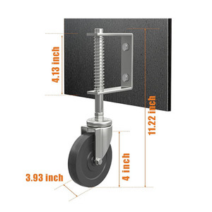 <span class=keywords><strong>Roue</strong></span> de support de porte robuste <span class=keywords><strong>pour</strong></span> porte battante de clôture - Product Image 5