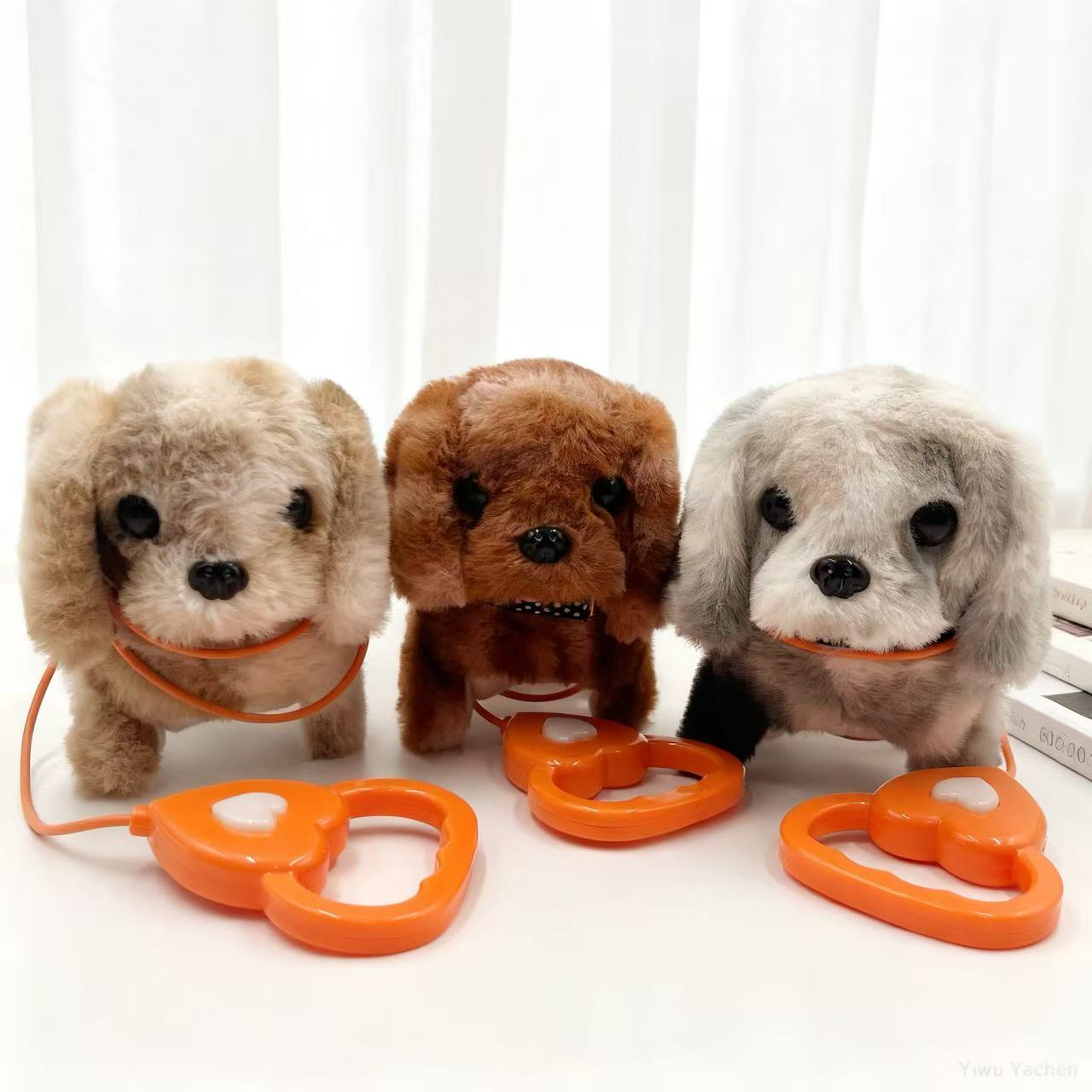 XIXO YCXYRQSG Electric Plush Toy Dog - Walking, Squeak Sound, Interactive Kids Gift