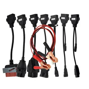Juego Completo de 16 Cables (8 para Auto + 8 para Camión) Negros VD para Herramientas de Diagnóstico VdIJk Autocoms Pro TNESF ORPDC - Product Image 5