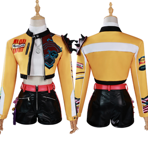 Costume <span class=keywords><strong>Cosplay</strong></span> di Alta Qualità Rumi Mira Zoey da Nuovo Film K-Pop Anime, Uniforme Scolastica per Festa di Halloween - Product Image 2