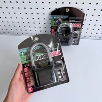 Candado de Alarma Tipo C 110 para Motocicleta, Puerta, Gabinete, Bicicleta, Antirrobo, Impermeable, Resistente al Óxido