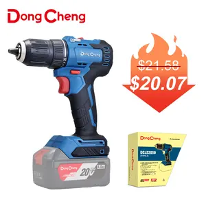Dongcheng-herramientas Bare, taladro de mano, batería, juego de taladros eléctricos inalámbricos para herramientas