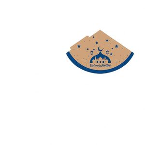 Huiran 6 chapeaux en papier pour enfants, chapeaux de fête Eid Mubarak, accessoires photo pour festival musulman - Product Image 4