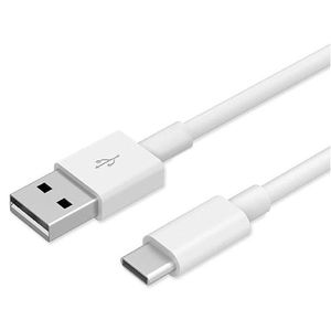Cable de carga y sincronización tipo C de 1 m, USB a USB-C, color blanco, para teléfonos y tabletas - Product Image 3