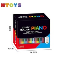 Orgue électronique pliable 37 touches en plastique souple pour enfants Belinda, clavier éducatif à piles, jouet d'apprentissage, cadeau